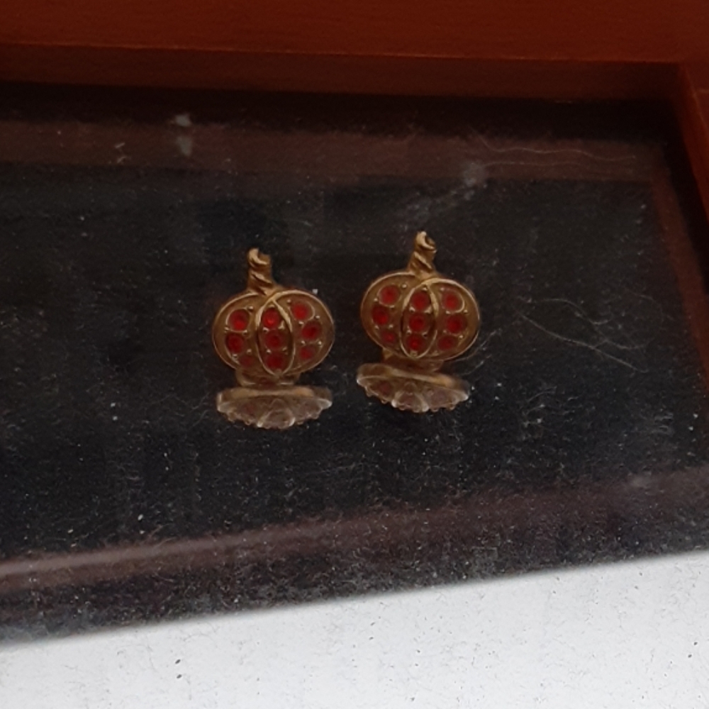 Fancy Pumpkin Earrings